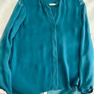 Elie Tahri Teal Women's Blouse